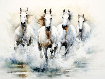 Produktbild: CALVENDO Puzzle Ein Motiv aus dem Kalender "Kraftpakete in Aquarell" | 1000 Teile Lege-Gr&ouml;&szlig;e 64x48cm Foto-Puzzle f&uuml;r gl&uuml;ckliche Stunden