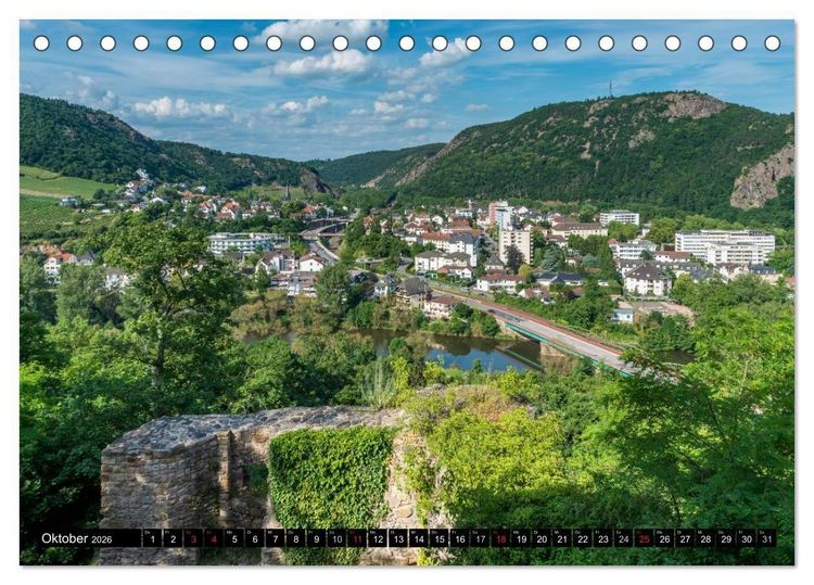 Produktbild: Nahe-Romantik: Bad M&uuml;nster am Stein-Ebernburg (Tischkalender 2026 DIN A5 quer), CALVENDO Monatskalender