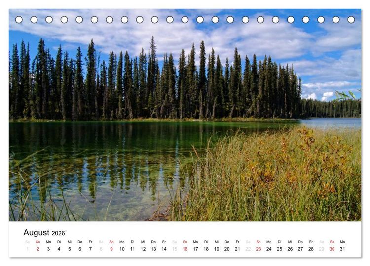 Produktbild: Kanadische Landschaften 2026 (Tischkalender 2026 DIN A5 quer), CALVENDO Monatskalender