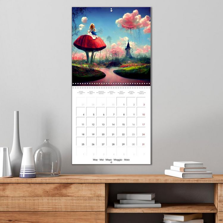 Produktbild: Alice's magic road (Wall Calendar 2026 12 &times; 12 Inch) CALVENDO 12 Month Wall Calendar