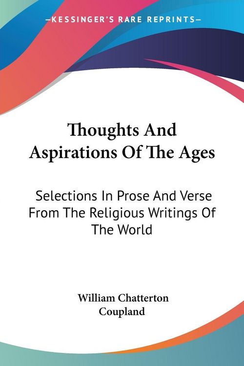 Produktbild: Thoughts And Aspirations Of The Ages
