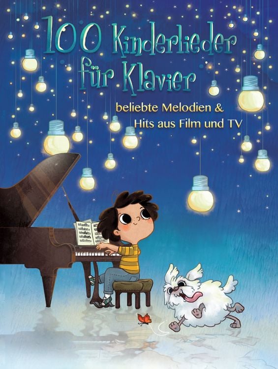 Produktbild: 100 Kinderlieder f&uuml;r Klavier- beliebte Melodien & Hits aus Film und TV