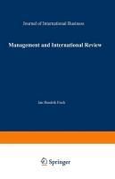 Produktbild: Management International Review