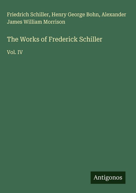 Produktbild: The Works of Frederick Schiller