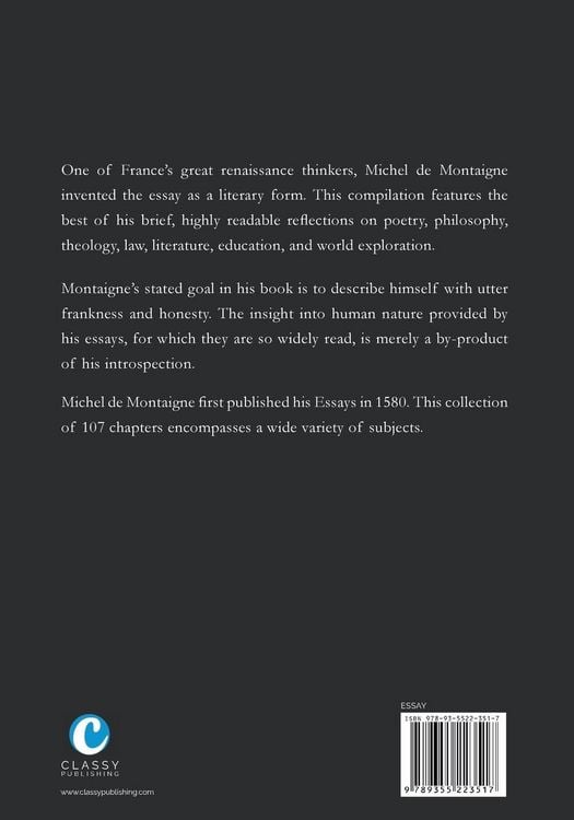 Produktbild: The Complete Essays of Michel de Montaigne