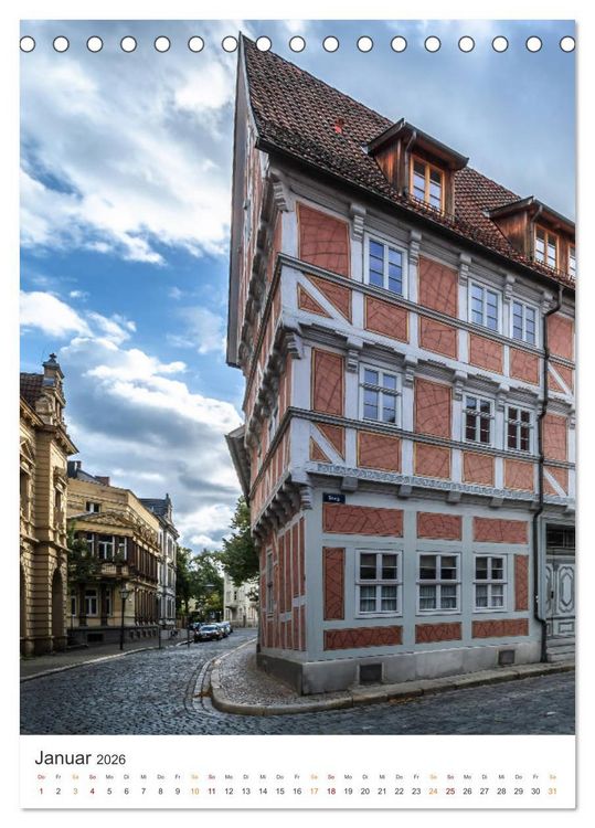 Produktbild: Altstadt Quedlinburg (Tischkalender 2026 DIN A5 hoch), CALVENDO Monatskalender