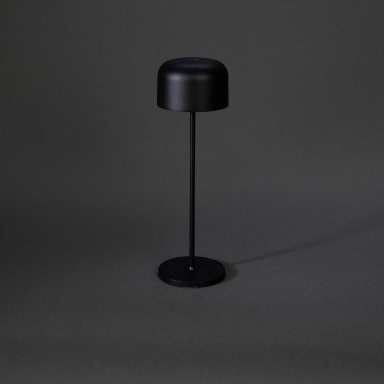 Produktbild: Konstsmide 7834-750 Lille LED-Akku-Tischlampe 3.5W Warmwei&szlig; Schwarz