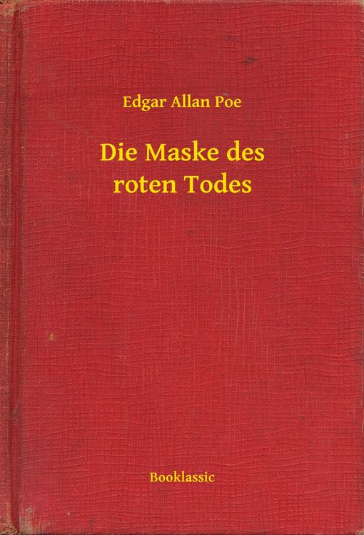Produktbild: Die Maske des roten Todes