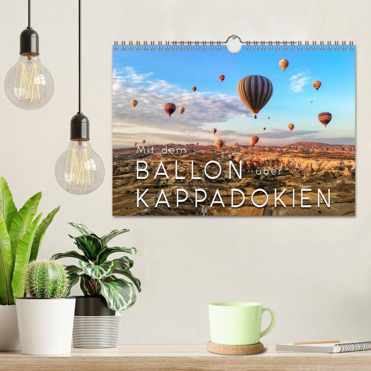 Produktbild: Mit dem Ballon &uuml;ber Kappadokien (Wandkalender 2026 DIN A4 quer), CALVENDO Monatskalender