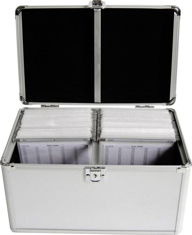 Produktbild: MediaRange CD Koffer 200 CDs/DVDs/Blu-rays Aluminium Silber 1 St. (B x H x T) 301 x 180 x 190 mm BOX75