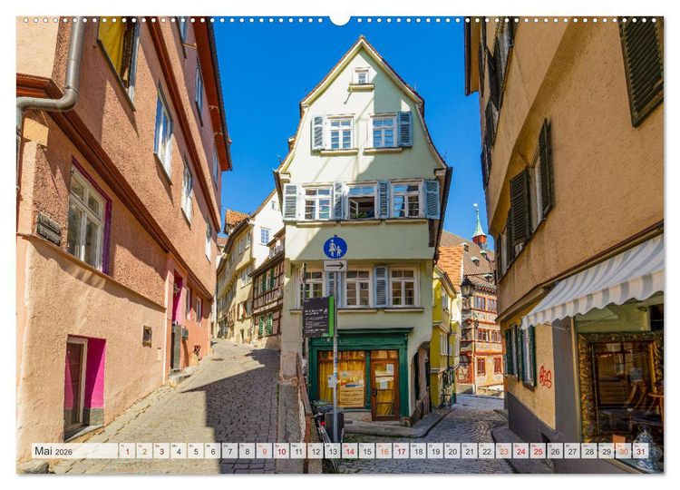 Produktbild: T&uuml;bingen Stadtansichten (hochwertiger Premium Wandkalender 2026 DIN A2 quer), Kunstdruck in Hochglanz