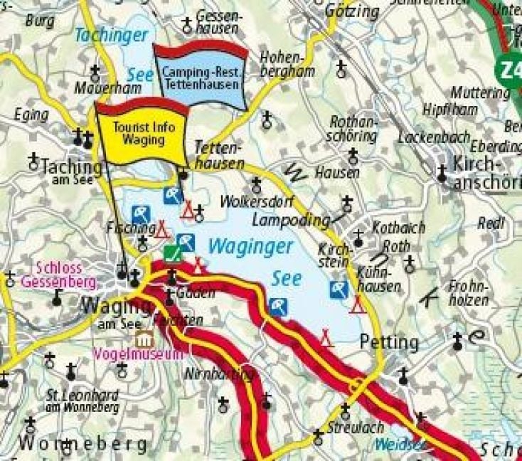Produktbild: Publicpress Motorradkarte S&uuml;dostbayern, &Ouml;sterreichische Alpen 1:200.000