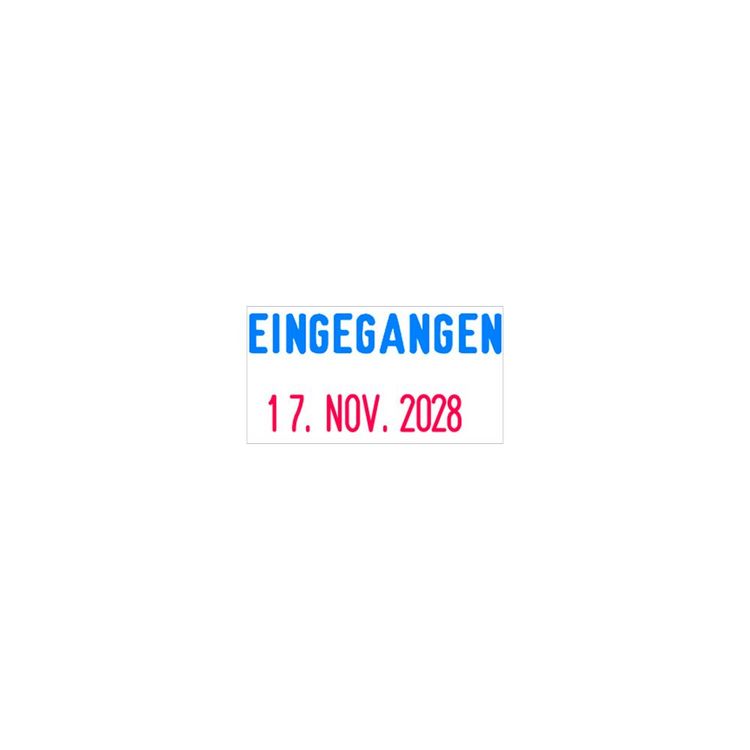 Produktbild: Trodat 4850L1 Textstempel Blau, Rot 23 x 12 mm (B x H)