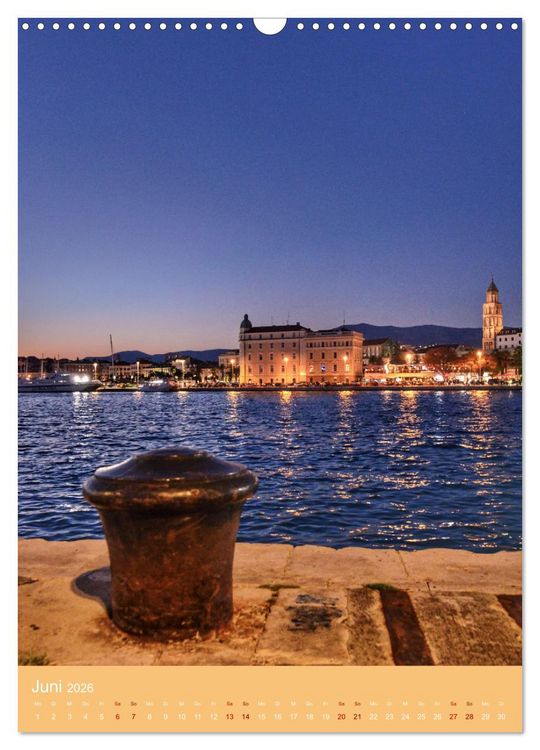 Produktbild: DALMATIEN - Split und Umgebung (Wandkalender 2026 DIN A3 hoch), CALVENDO Monatskalender