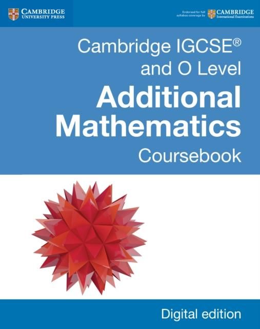 Produktbild: Cambridge IGCSE(R) and O Level Additional Mathematics Digital Edition