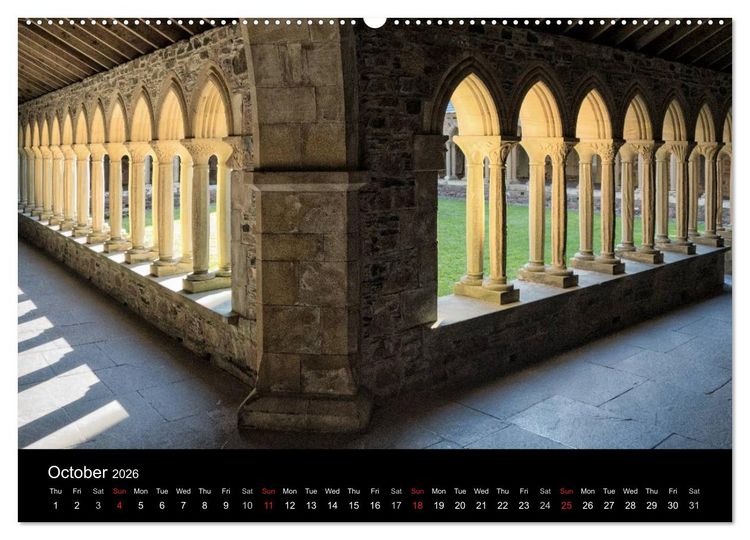 Produktbild: Iona - A Visual Pilgrimage (High Quality Premium Wall Calendar 2026 DIN A2 landscape),CALVENDO 12 Month Wall Calendar