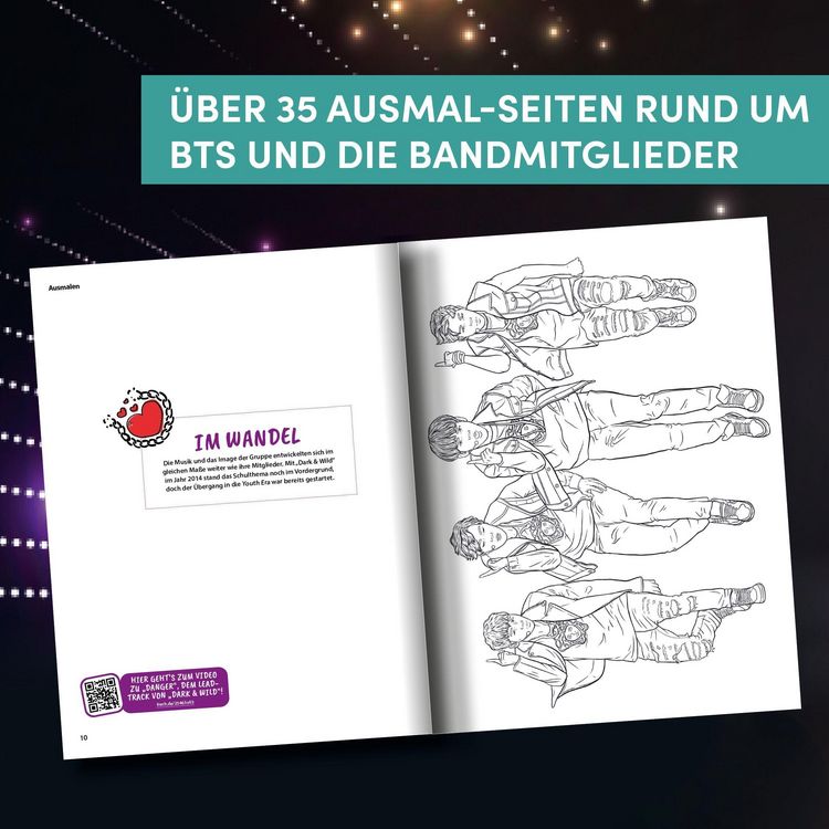 Produktbild: BTS: Das inoffizielle Ausmal- & Kreativbuch
