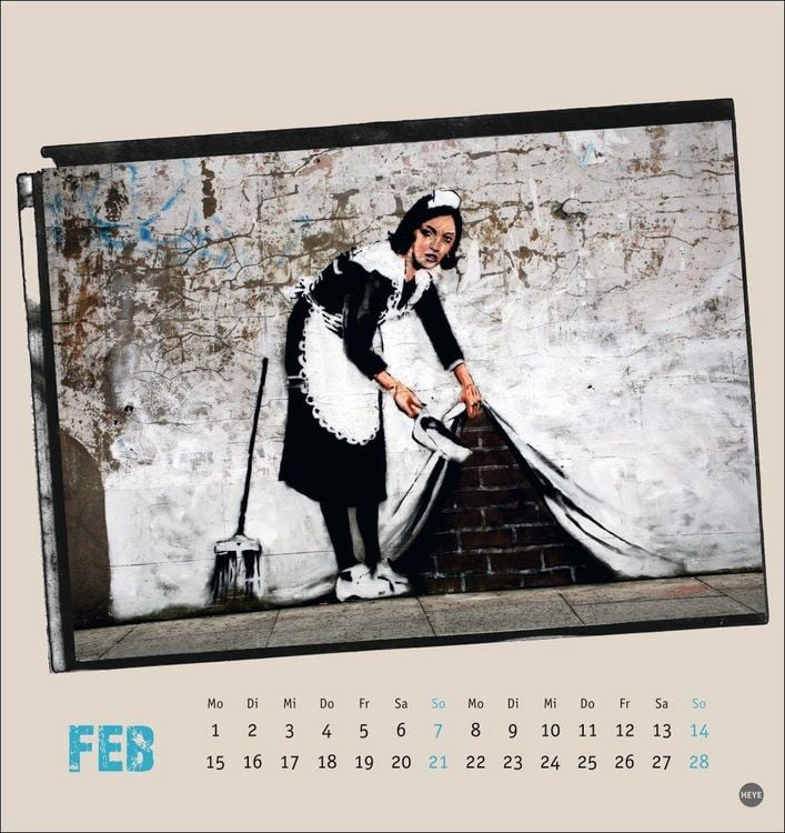 Produktbild: Banksy Postkartenkalender 2027