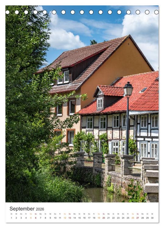 Produktbild: Die Stadt Hornburg (Tischkalender 2026 DIN A5 hoch), CALVENDO Monatskalender