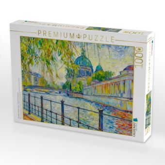 Produktbild: CALVENDO Puzzle Spreeblick mit Kolonnaden - Berliner Impressionen | 1000 Teile Lege-Gr&ouml;&szlig;e 64x48cm Foto-Puzzle f&uuml;r gl&uuml;ckliche Stunden