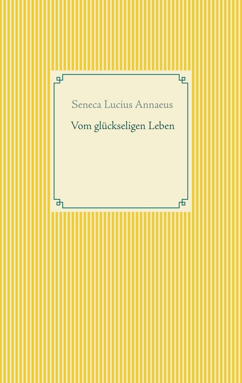 Produktbild: Vom gl&uuml;ckseligen Leben