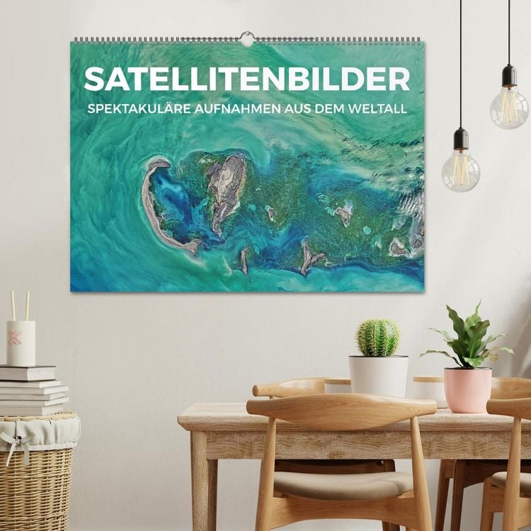 Produktbild: Satellitenbilder - Spektakul&auml;re Aufnahmen aus dem Weltall (Wandkalender 2026 DIN A2 quer), CALVENDO Monatskalender