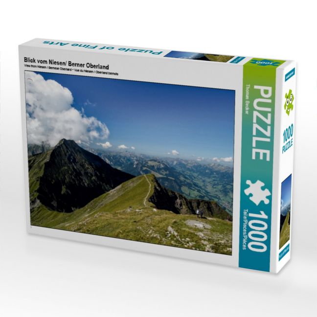 Produktbild: CALVENDO Puzzle Blick vom Niesen/ Berner Oberland | 1000 Teile Lege-Gr&ouml;&szlig;e 64x48cm Foto-Puzzle f&uuml;r gl&uuml;ckliche Stunden