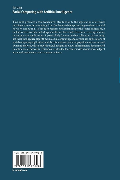 Produktbild: Social Computing with Artificial Intelligence