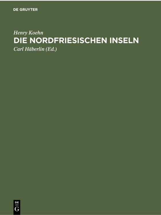 Produktbild: Die Nordfriesischen Inseln