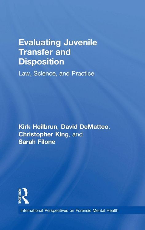 Produktbild: Evaluating Juvenile Transfer and Disposition