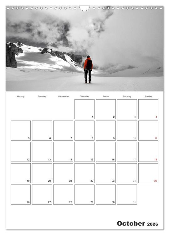 Produktbild: EXPLORING ALPS (Wall Calendar 2026 DIN A3 portrait), CALVENDO 12 Month Wall Calendar