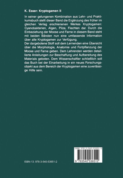 Produktbild: Kryptogamen II Moose &middot; Farne