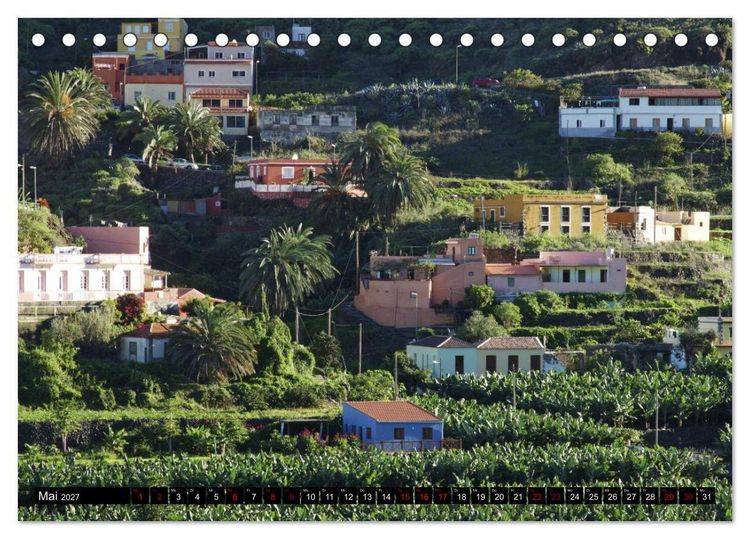 Produktbild: La Gomera - Ansichten und Aussichten (Tischkalender 2027 DIN A5 quer), CALVENDO Monatskalender