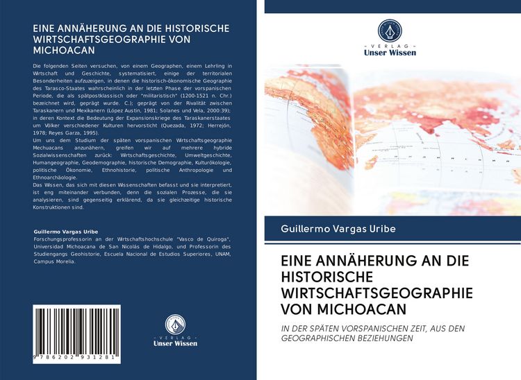 Produktbild: Eine Ann&auml;herung An die Historische Wirtschaftsgeographie von Michoacan