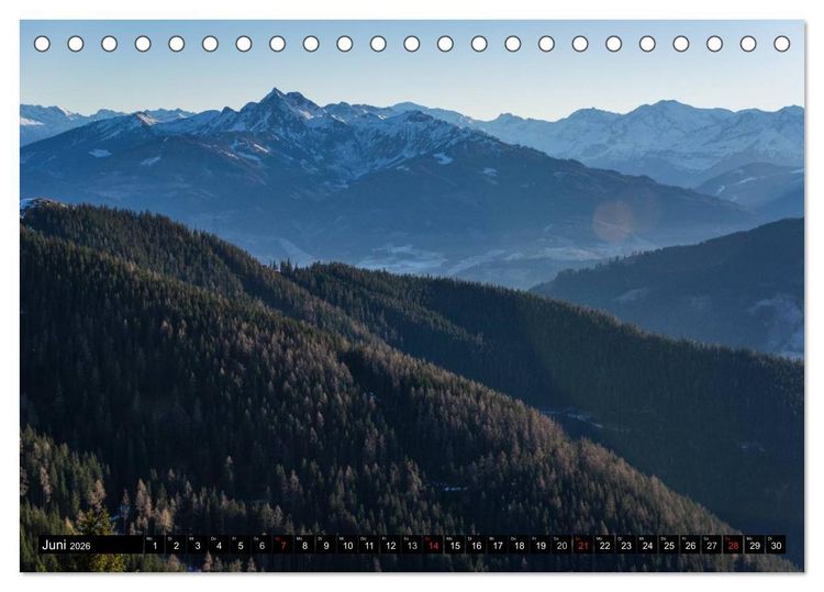 Produktbild: HOCHK&Ouml;NIG - Gipfel der Salzburger Alpen (Tischkalender 2026 DIN A5 quer), CALVENDO Monatskalender