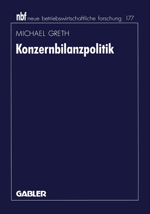 Produktbild: Konzernbilanzpolitik