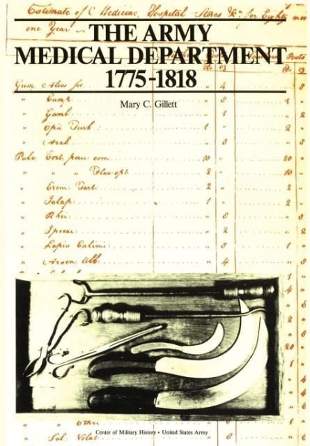 Produktbild: The Army Medical Department, 1775-1818