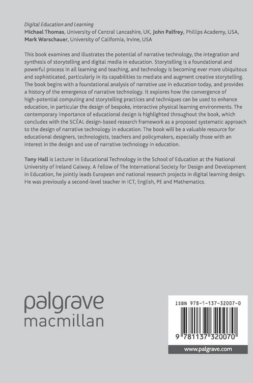 Produktbild: Education, Narrative Technologies and Digital Learning