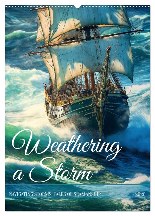 Produktbild: Weathering a Storm (Wall Calendar 2026 DIN A2 portrait), CALVENDO 12 Month Wall Calendar
