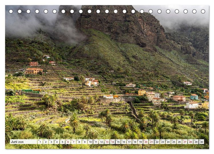 Produktbild: Kanarische Inseln: La Gomera (Tischkalender 2026 DIN A5 quer), CALVENDO Monatskalender