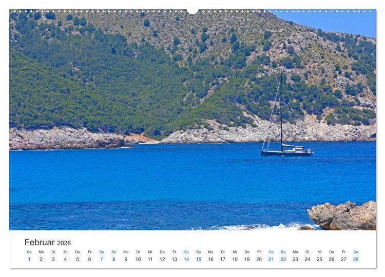 Produktbild: Segelboote und Yachten - Lebensart am Mittelmeer (hochwertiger Premium Wandkalender 2026 DIN A2 quer), Kunstdruck in Hochglanz