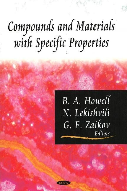 Produktbild: Howell, B: Compounds & Materials with Specific Properties