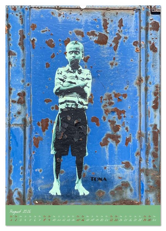 Produktbild: LOVE HAMBURG - STREET ART (Wandkalender 2026 DIN A2 hoch), CALVENDO Monatskalender