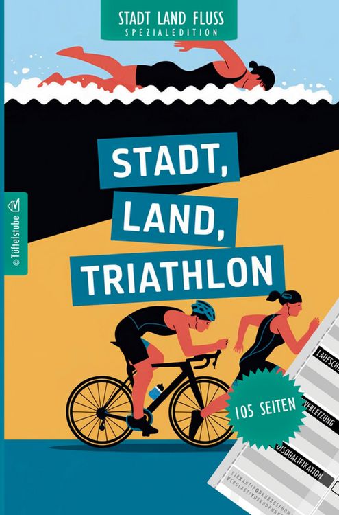 Produktbild: Stadt, Land, Triathlon - 105 Seiten - Stadt-Land-Fluss-Spezialedition f&uuml;r Triathleten