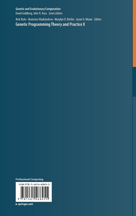 Produktbild: Genetic Programming Theory and Practice X