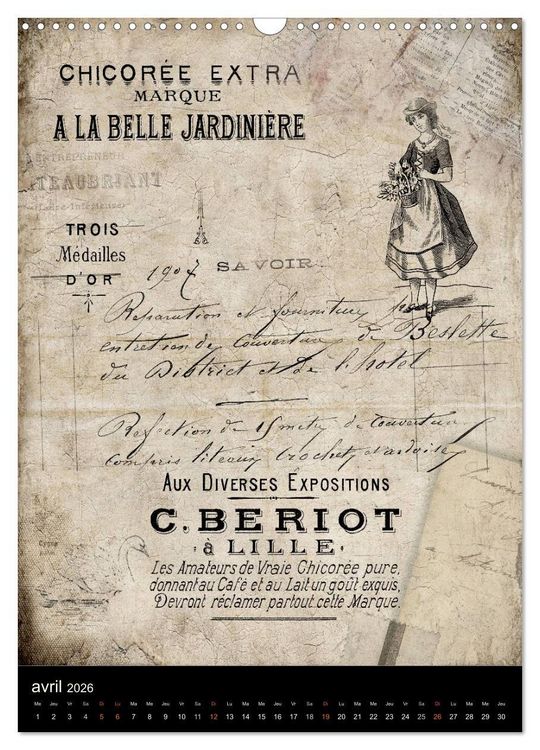 Produktbild: Le coffre vintage (Calendrier mural 2026 DIN A3 horizontal), CALVENDO calendrier mensuel