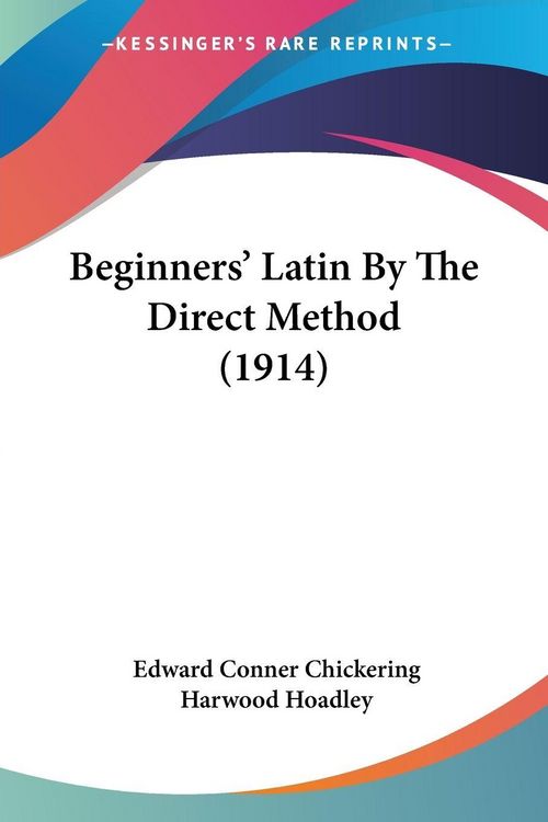 Produktbild: Beginners' Latin By The Direct Method (1914)