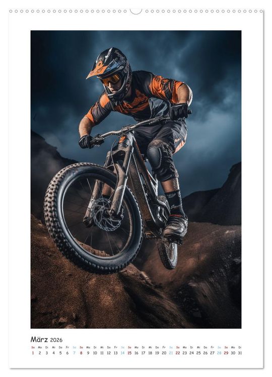 Produktbild: BMX Action (Wandkalender 2026 DIN A2 hoch), CALVENDO Monatskalender