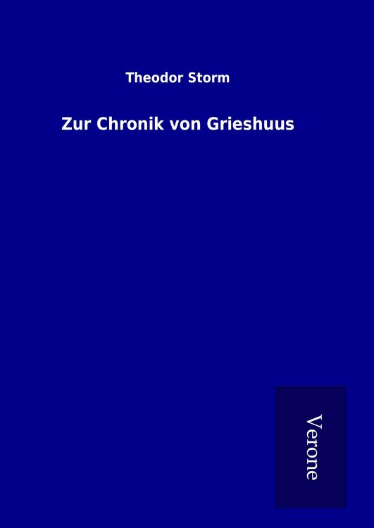 Produktbild: Zur Chronik von Grieshuus