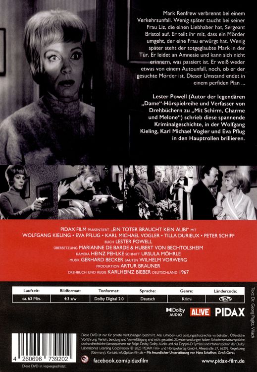 Produktbild: Ein Toter braucht kein Alibi / Spannender Kriminalfilm mit Starbesetzung (Pidax Film-Klassiker)